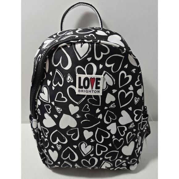 NWT Brighton Limited Edition ENDLESS LOVE Backpack Hearts Retail $150 Designer - Picture 1 of 9